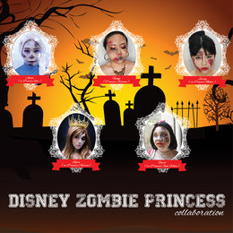 Disney Princess Zombie Makeup Looks