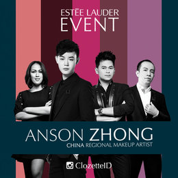 Jangan Lewatkan Event Estee Lauder Bersama International Makeup Artist, Anson Zhong. 