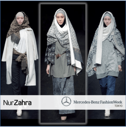 NurZahra At Mercedes-Benz Fashion Week