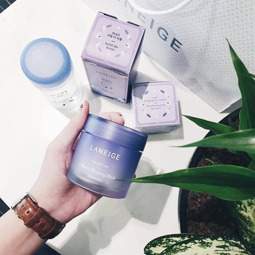 <div class="photoCaption">To me, this has got to be the most exciting launch from @laneigesg... because their cult product Water Sleeping Mask now comes in LAVENDER!!💜💜💜 I am a serious fan of lavender so I really can't wait to try it! With every purchase of Water Sleeping Mask, get a free Refill Me Blue Bottle. Available on @lazada_sg till 23rd May (limited to 20 sets only). Remember to quote CELLAZ 10% off all #laneigesg items, capped at $30 discounts!</div>