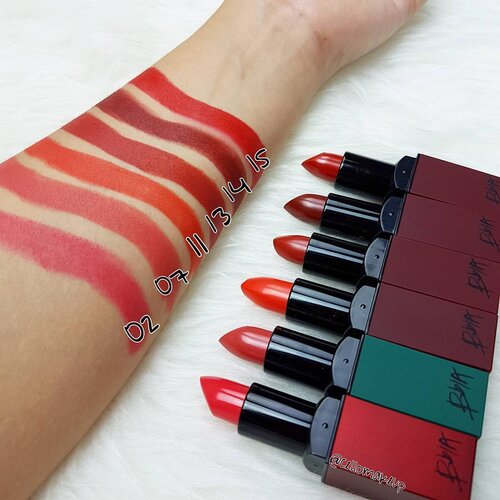 <div class="photoCaption">My @bbia.official lipstick collection~
I am super in love with this lipstick 😘
They are creamy and super pigmented. Even though they are matte lipstick, they don't accentuate my cracked lips 👍👍
However they do transfer, and re apply is needed after meal 😢
#clozette #abcommunity #kbeautyblogger #makeupporn #makeupgeek #100daysofmakeup #makeuptalk #lfl #lileforfollow #bbia #lipstickaddict #lippie #lippieaddict</div>