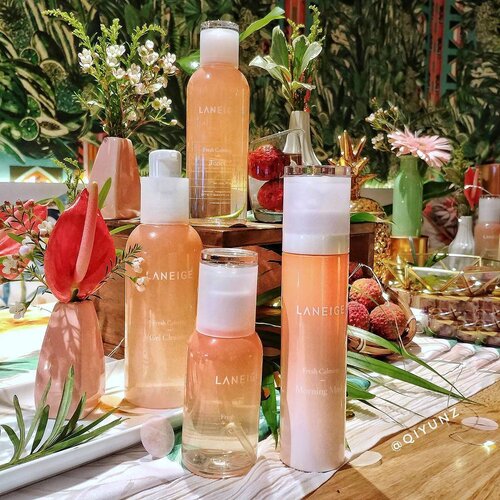 <div class="photoCaption">#CalmingSoon for combination skin! LANEIGE launches new Fresh Calming Line made with Lychee extract and deep seawater that calms, soothe and smells all so fragrant! I patted the toner on my arms and neck and @greybear_ says I smell good! *smear more!* Consisting of 4 products: Gel Cleanser, Toner, Serum & Morning Mask - the star product that pumps in mousse foam, moisturise and acts like a makeup base at the same time (no need to wash off!). $30 to $48, it is already pre-launched on Tangs.com and will be available at all #LANEIGESG counter & @LazadaSG from 30 June. Thank you @laneigesg and @touchprandevents for the wonderful tropical evening!
#clozette</div>