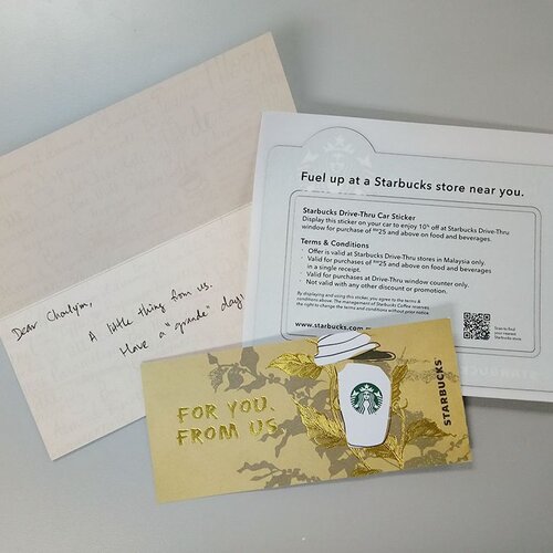 <div class="photoCaption">#TGIF! Great start to the weekend with #starbucksmy :) Thank you @mystarbucks ❤ #starbuckscoffee #coffeeaddict #coffeesnob #coffeelover #clozette</div>