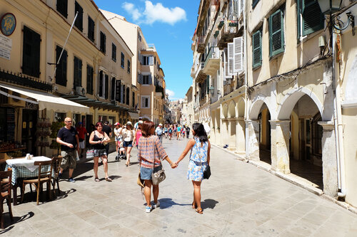 <div class="photoCaption">Walking around Corfu with my mom! I love travelling and going out on an adventure with her company</div>
