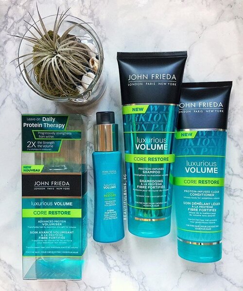 <div class="photoCaption">Need some volume and wanna poof up your limp/fine hair?
Try John Frieda's Luxurious Volume Core Restore that helps strengthen and fortify hair strands, and also has a combination of spherical volumising polymers and pearlising emollient that boosts volume by creating space between hair fibres 💆🏻P.S: they smell good too!
Available from selected Watsons, Guardian and major supermarket chains. Prices range from $15.90 to $19.90. -
-
-
#johnfrieda #johnfriedasg #shampoo #conditioner #haircare #instahair #ighair #clozette #volume #bighair #hair #hairlove #volumehair #volumeup #instalife #instagood #beautygram</div>