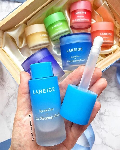 <div class="photoCaption">I'm super enjoying this Eye Sleeping Mask from @laneigesg - it comes with a ceramic ball applicator (it's not a dropper tool), so you can use it to dab a couple of drops of product onto the undereye area, and then gently massage it in. The applicator is cool to the touch and really soothes the skin, especially at the end of a long day. Me loves it! 💦👀❤️
-
-
-
#laneige #laneigesg #sleepingmask #eyesleepingmask #lipsleepingmask #overnightmask #kbeauty #koreanbeauty #koreanskincare #slave2beauty #skincare #skincareroutine #eyecare #clozette #라네즈 #skincareblogger</div>