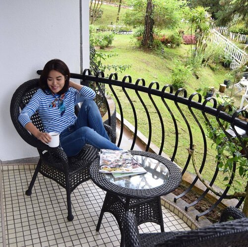 <div class="photoCaption">Morning tea outdoors ☁️ Cameron Highlands for the birthday weekend 🎁 #clozette</div>