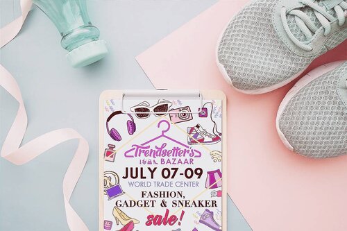 <div class="photoCaption">The @TrendsetterTeam whipped up all our favorite things in 1 fun filled event on July 7-9 at the World Trade Center! With fashion items, sneakers and gadgets all on discount, it’s no wonder the Trendsetter’s Bazaar is everyone’s favorite go-to bazaar for the best deals in town! Drop by my booth!!!</div>