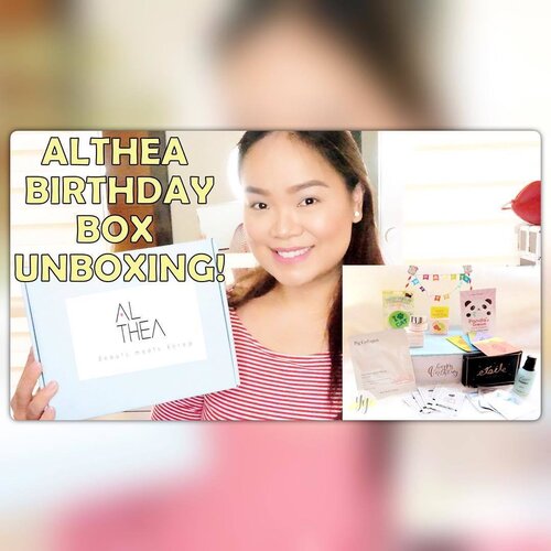 <div class="photoCaption">I get asked what I got from @altheakorea for their #AltheaTurns2 Limited Edition Box. So here it is, visit the blog and my YT channel to see the contents! 🎉🎈🎁 #yellowyum #msyellowyum #beauty #beautyph #beautyblogger #beautybloggerph #bblogger #bbloggerph #manilablogger #lifestyle #lifestyleblogger #pinayvlogger #blogger #bloggerph #youtube #youtuber #youtuberph #vlogger #vloggerph #clozette</div>