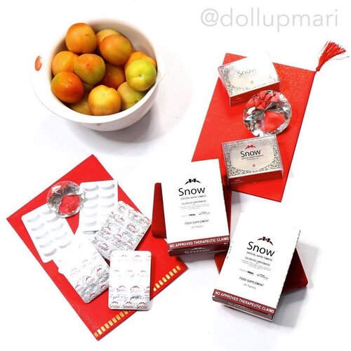 <div class="photoCaption">Why use so much tomatoes when @snowskinwhite7 now has their Crystal White Tomato line? 💎💎💎Made with their proprietary IBR-Snowflakes, IBR-TCLC, Gigawhite and Vitamins A,C,E & B3 for skin that’s smooth, fair, and glowing! ❄️❄️❄️Comes in pill and soap formats. 💊💊💊🛁🛁🛁 To add, this is also rich in tomato extract! No need to slice and eat so many tomatoes anymore! Get out of the kitchen and get under the spotlight with skin that’s Snow White! 🍅🍅🍅#SnowCrystalWhiteTomato #Whitening #SnowSkinWhite #Tomato #Gigawhite</div>