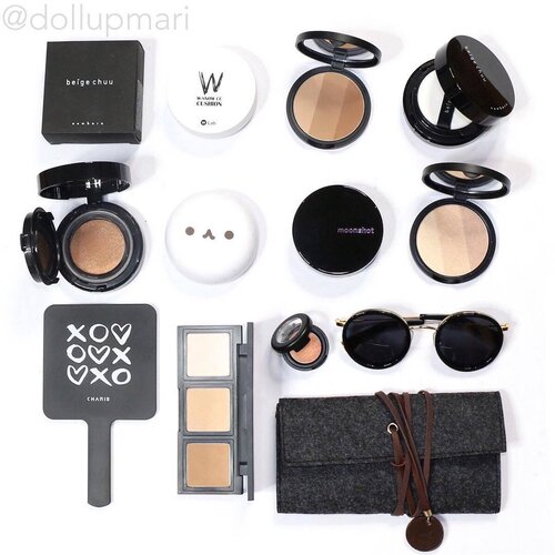 <div class="photoCaption">Thank you so much to my @charis_official family for the never ending supply of face products! I have my beloooved and suuuper favorite @ssinnim highlight and contour palette, which I think is the best palette for those as ghostly pale as I am. This is one of the few items that work! I have also amassed quite a number of cushions from @beige_chuu, @w.lab, @moonshot_korea and @dear_klairs. I love them all!!! (although I have a bias for my Moonshot one because they’ve been going from strength to strength and the brand really is bringin’ it). I have yeeeet tooo tryyy their @toocoolforschool_official Rodin contour powder because I’ve been hearing how good it is!!! BTW, spot my newest @anark_eyewear acquisition! #Charis #CharisCeleb #CharisCelebEdition #Anark #Moonshot #BeigeChuu #UnprettyRapstarCosmetic #DearKlairs #WLab</div>