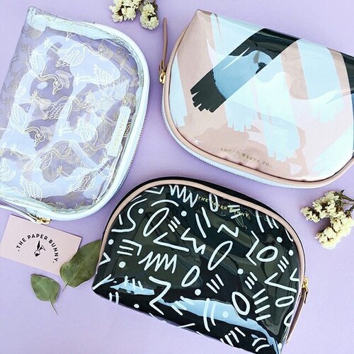 <div class="photoCaption">Here's three more pouches – and totes – to add to your multi-purpose bag arsenal. These delightfully printed bags from @thepaperbunny are roomy enough to store all your important knick-knacks, small or big, while you're on the go! #Clozette #ThePaperBunny</div>