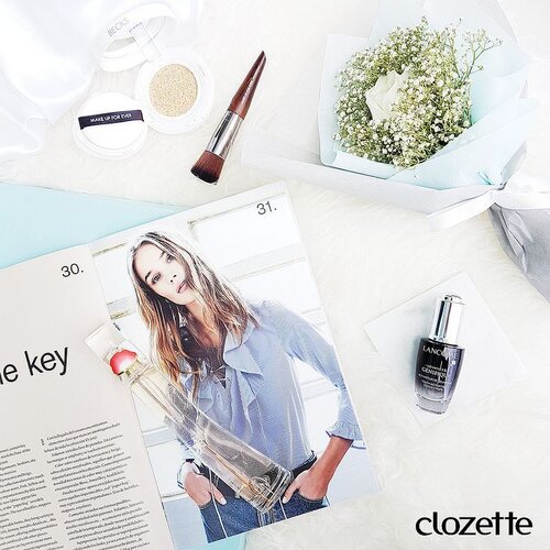 <div class="photoCaption">Good morning, ladies! We're doing a fresh face today, with our #StradivariusSG OOTD inspo: a touch of #LancomeSG Genifique Youth Activating Concentrate, a swipe of #MakeupForeverSG UV Bright Cushion; finished off with #KenzoSG's feminine floral scent. #Clozette #ClozetteSHOTS #SelfieReady #FlowerByKenzo #EauDeLumiere</div>