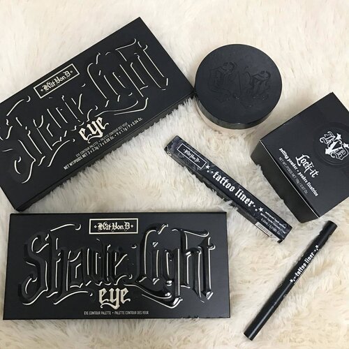 <div class="photoCaption">They are here finally! 🙂 I get to lay my hands on their best-seller Tattoo Liner and guess what? It's my third one and I am still loving it by far. As for the Shade & Eye Contour Palette, I can't believe I own it now after so long. 😍 This new Lock-It Setting Powder is another product that I wanted to try ever since they launched it. Can't wait to show you guys a full review of @katvondbeauty products along with their Everlasting Liquid Lipstick as well. ❤ So stay tuned! All the items are available in @sephoramy! #sephoramy #katvondbeauty #beautyaddict</div>