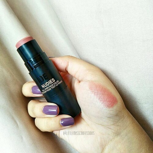 <div class="photoCaption">When I watched the gorgeous @taylor_frankel 's snap about the brand new @nudestix Nudies All Over Face Colour Matte, I knew that I had to get my hands on it. These are essentially dual ended with a gorgeous coloured balm on one end and a brush on the other -talk about convenience. I literally draw directly on my skin and blend the shade out for a natural flush. The shade,Naughty N' Spice is that perfect mauve shade for medium skin tones (although it's a gorgeous universal shade for all). Take a bow, @taylor_frankel @ally_frankel - this product is amazing! Can't wait to have more Nudestix products make their way to Singapore and hopefully meet the both of you in the near future ❤ #nudestixfan ..#clozette #sgig #makeupaddict #makeupslaves #slave2beauty #makeupmess #makeupjunkie #beauty #instabeauty #makeupfanatic1 #beautyblogger #bbloggers #hudabeauty #sgmakeup #makeupblogger #sgbeauty #sgigbeauty #wakeupandmakeup #beatthatface #instamakeup #makeuplife #beautytalk #ilove #motd #nudestix #mynudies #blush</div>