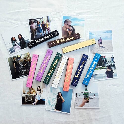 <div class="photoCaption">Today's agenda: play.
Too Faced Sketch Markers from @sephoraph & IG photo board prints from @storytellprints.
Will post more about these soon. #clozette</div>