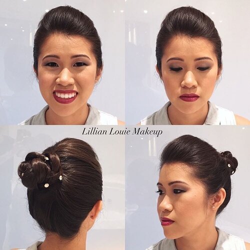<div class="photoCaption">Sweet bride Jo's evening look with a reapplication of base, defined eyes with darker purpley-gray tones, more sculpted cheekbones, and a deep rose pink lip. She requested a polished, braided bun and added a bit of bling! Loved beautifying her on her special day! May God bless your union!
#makeupartist #mua #hmua #sgmua #singaporemakeupartist #sgig #igsg #igbeauty #igmakeup #transformation #clozette #hairandmakeup #bride #sgbride #sgbrides #sgbridalmakeup #bridalmakeup #weddingmakeup #lillianlouiemakeup</div>