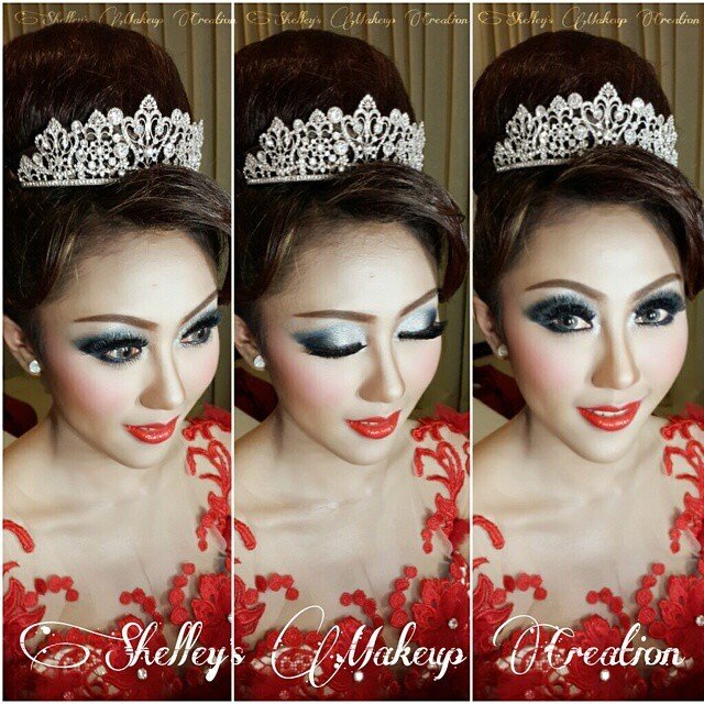 Makeup for viviadeliana Wedding Party Silver Smokey Eyes 