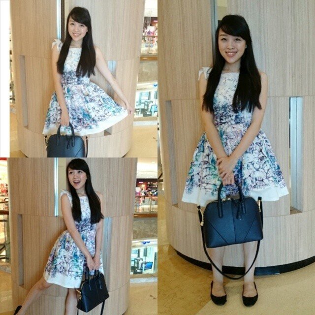 Ootd Sunday Simple Dress And Flat Shoes Simple Make Up